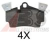 A.B.S. 37792 OE Brake Pad Set, disc brake